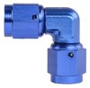 Blue -4 AN 90 degree Swivel Coupler Low Profile - image 2