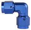 Blue -6 AN 90 degree Swivel Coupler Low Profile - image 2