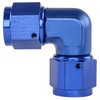 Blue -8 AN 90 degree Swivel Coupler Low Profile - image 2