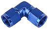 Blue -10 AN 90 degree Swivel Coupler Low Profile - image 1