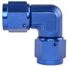 Blue -10 AN 90 degree Swivel Coupler Low Profile - image 2