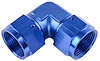Blue -16 AN 90 degree Swivel Coupler Low Profile - image 1