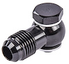 AN Banjo to Metric Bolt Adapter Fitting [-6 AN Banjo, 8 mm x 1.0 Thread Banjo Bolt] - image 1
