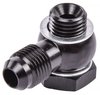 AN Banjo to Metric Bolt Adapter Fitting [-6 AN Banjo, 14 mm x 1.5 Thread Banjo Bolt] - image 2