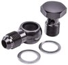 AN Banjo to Metric Bolt Adapter Fitting [-6 AN Banjo, 14 mm x 1.5 Thread Banjo Bolt] - image 3