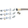 Stainless Steel Braided Power Steering Hose Kit for Saginaw Power Steering Pump - image 1