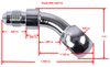 AN 35-Degree Banjo Adapter Fitting [-3 AN x 3/8 in. or 10 mm I.D.] - image 4