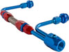Dual Feed Adjustable Fuel Line, Adjusts from 8 21/32 in. to 9 3/4 in. [Red/Blue] - image 3