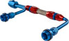 Dual Feed Adjustable Fuel Line, Adjusts from 8 21/32 in. to 9 3/4 in. [Red/Blue] - image 4