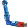 Dual Feed Fuel Line (Fuel Log) Kit for Holley Ultra HP Aluminum 4150 Carburetors [-8 AN, Blue/Red] - image 4