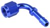 AN to 90- Degree Hose Barb Adapter Fitting [-4 AN Female to 1/4 in. I.D. Hose, Blue] - image 2