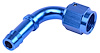 AN to 90-Degree Hose Barb  Adapter Fitting [-6 AN Female to 3/8 in. I.D. Hose, Blue] - image 1