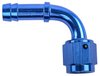 AN to 90-Degree Hose Barb  Adapter Fitting [-6 AN Female to 3/8 in. I.D. Hose, Blue] - image 2