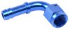 AN to 90-Degree Hose Barb  Adapter Fitting [-6 AN Female to 3/8 in. I.D. Hose, Blue] - image 3