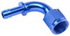 AN to 90-Degree Hose Barb Adapter Fitting [-8 AN Female to 3/8 in. I.D. Hose, Blue] - image 3
