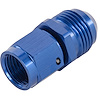 AN Female Swivel to Male Expander Fitting [-6 AN Female to -8 AN Male, Blue Hard Anodized] - image 1