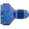 AN Female to Male Reducer Fitting [-6 AN Female to -4 AN Male, Blue Hard Anodized] - image 2