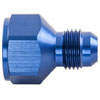 AN Female to Male Reducer Fitting [-8 AN Female to -6 AN Male, Blue Hard Anodized] - image 2