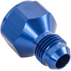 AN Female to Male Reducer Fitting [-8 AN Female to -6 AN Male, Blue Hard Anodized] - image 3