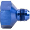 AN Female to Male Reducer Fitting [-12 AN Female to -8 AN Male, Blue Hard Anodized] - image 2