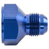 AN Female to Male Reducer Fitting [-12 AN Female to -10 AN Male, Blue Hard Anodized] - image 2