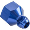 AN Female to Male Reducer Fitting [-16 AN Female to -10 AN Male, Blue Hard Anodized] - image 3