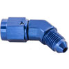 AN Female to AN Male 45-Degree Union [-3 AN Female Swivel to -3 AN Male, Blue] - image 3