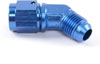 AN Female to AN Male 45-Degree Union [-6 AN Female Swivel to -6 AN Male, Blue] - image 3