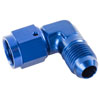 AN Female to AN Male 90-Degree Union [-6 AN Female Swivel to -6 AN Male, Blue] - image 3