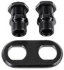 Firewall Bulkhead 2-Port Black Aluminum - image 3