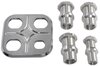 Firewall Bulkhead 4-Port Polished Aluminum - image 3