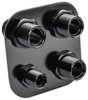 Firewall Bulkhead 4-Port Black Aluminum - image 2