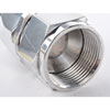 Polished Straight Hose End -16AN - image 3