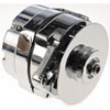 1-Wire GM Alternator 100 amps V-Belt Pulley [Chrome Plated Finish] - image 2