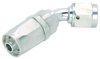 Polished 45° Swivel Hose End -6AN - image 3
