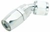 Polished 45° Swivel Hose End -8AN - image 3