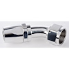 Polished 45° Swivel Hose End -16AN - image 1
