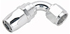 Polished 90° Swivel Hose End -10AN - image 1