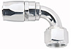 Polished 90° Swivel Hose End -12AN - image 1