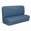 Bench Seat Upholstery for 1955 (2nd Series)-1959 Chevrolet/GMC Trucks, w/V-Insert & Vertical Pleats [Blue] - image 1