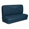 Bench Seat Upholstery for 1955 (2nd Series)-1959 Chevrolet/GMC Trucks, w/V-Insert & Vertical Pleats [Dark Blue] - image 1