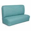 Bench Seat Upholstery for 1955 (2nd Series)-1959 Chevrolet/GMC Trucks, w/V-Insert & Vertical Pleats [Turquoise] - image 1