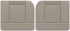 Front Door Panel Set for 1955 (2nd Series)-1959 Chevy/GMC Trucks, w/Wide Center Insert [Seville Vinyl, Champagne] - image 1
