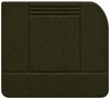 Front Door Panel Set for 1955 (2nd Series)-1959 Chevy/GMC Trucks, w/Wide Center Insert [Seville Vinyl, Green] - image 2