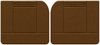 Front Door Panel Set for 1955 (2nd Series)-1959 Chevy/GMC Trucks, w/Wide Center Insert [Seville Vinyl, Saddle] - image 1