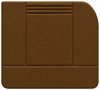 Front Door Panel Set for 1955 (2nd Series)-1959 Chevy/GMC Trucks, w/Wide Center Insert [Seville Vinyl, Saddle] - image 2
