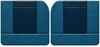 Front Door Panel Set for 1955 (2nd Series)-1959 Chevy/GMC Trucks, w/Wide Center Insert [Seville Vinyl, 2-Tone Blue] - image 1