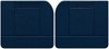 Front Door Panel Set for 1955 (2nd Series)-1959 Chevy/GMC Trucks, w/Wide Center Insert [Seville Vinyl, Dark Blue] - image 1
