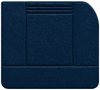 Front Door Panel Set for 1955 (2nd Series)-1959 Chevy/GMC Trucks, w/Wide Center Insert [Seville Vinyl, Dark Blue] - image 2