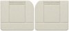 Front Door Panel Set for 1955 (2nd Series)-1959 Chevy/GMC Trucks, w/Wide Center Insert [Seville Vinyl, Fawn] - image 1